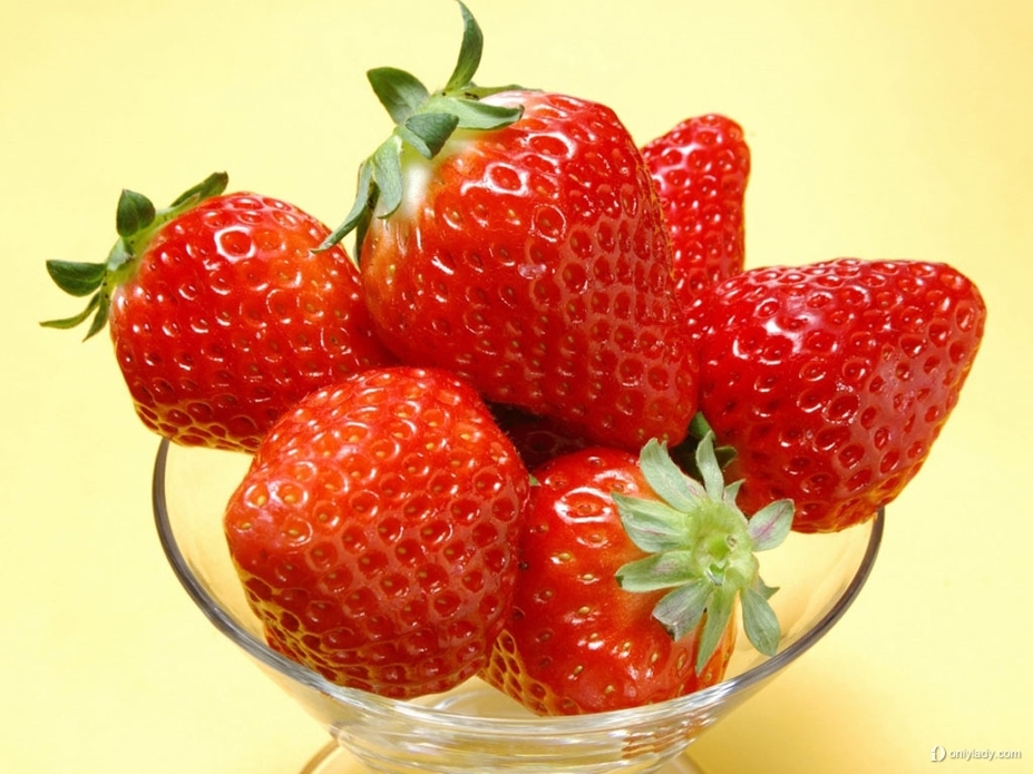 夏日甜心草莓美食圖片
